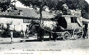 Djelfa - Le Courrier de Bou-Saada en 1914